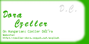 dora czeller business card